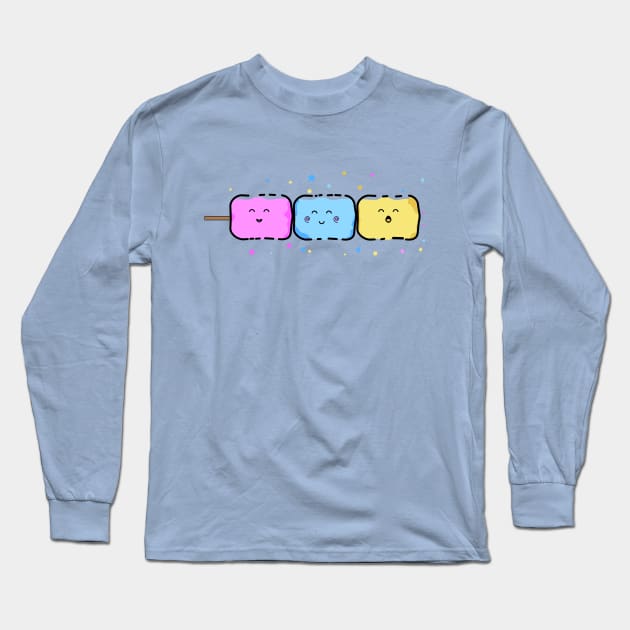 marshmallow Long Sleeve T-Shirt by dodolanlaku